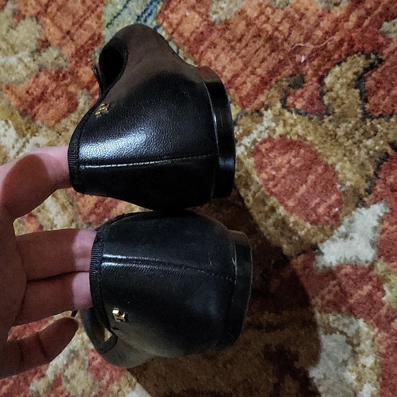 Tory Burch black flats women's size 8.5 EUC - Picture 7 of 10